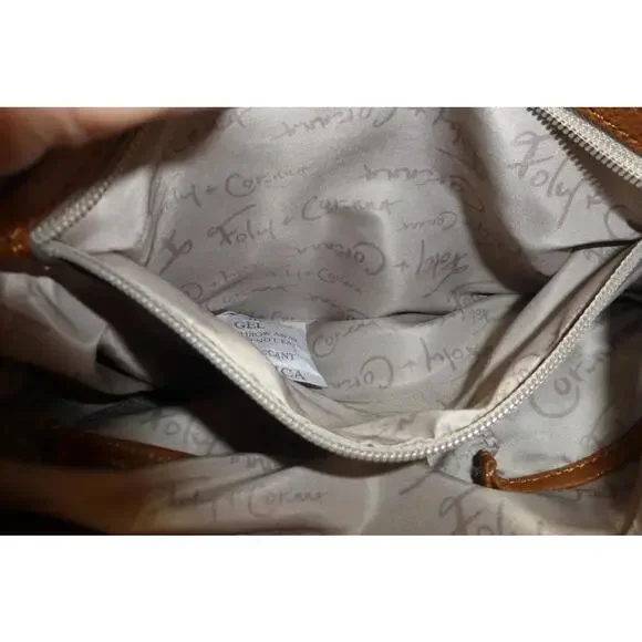 Foley + Corinna Hygge Tower Faux Fur Top Handle Crossbody Bag Tan New NWT H4 - Picture 9 of 11